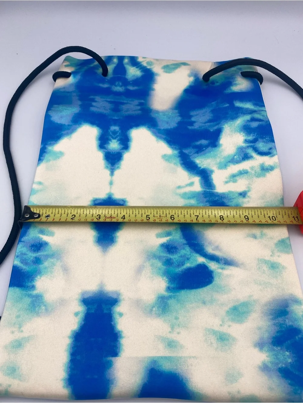 triangl swimwear Blue & White Tie-Dye Drawstring Bag